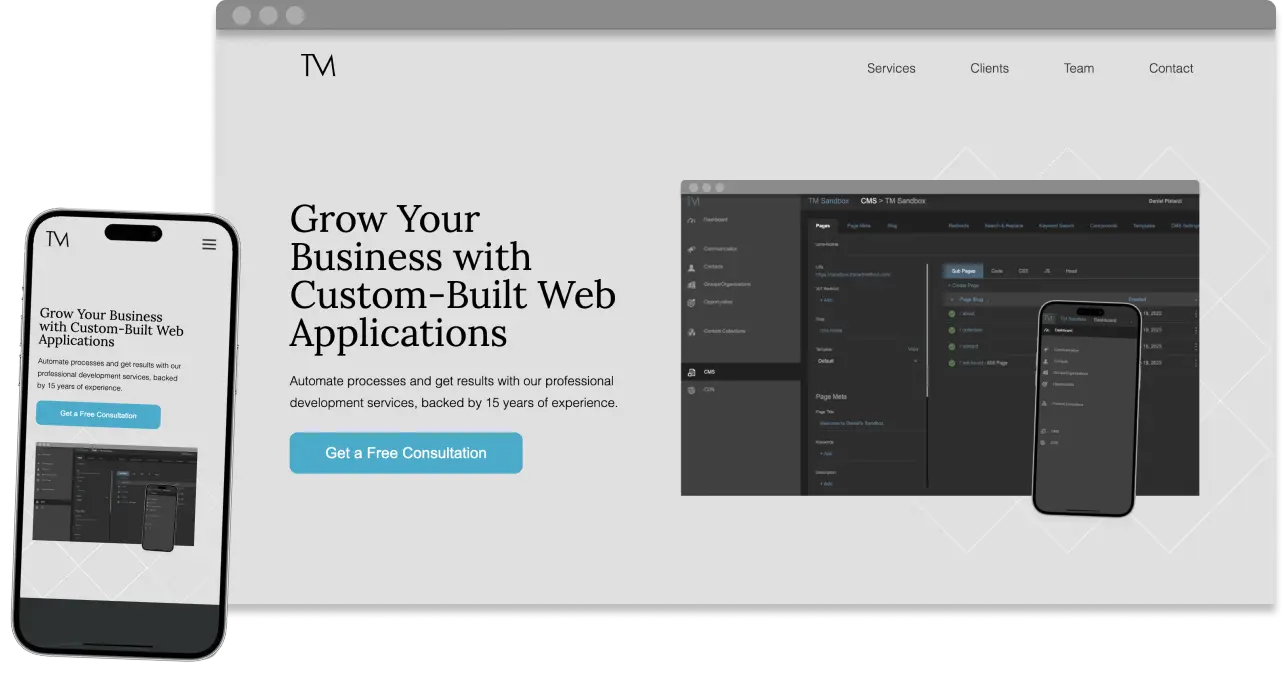 traced method app screenshot